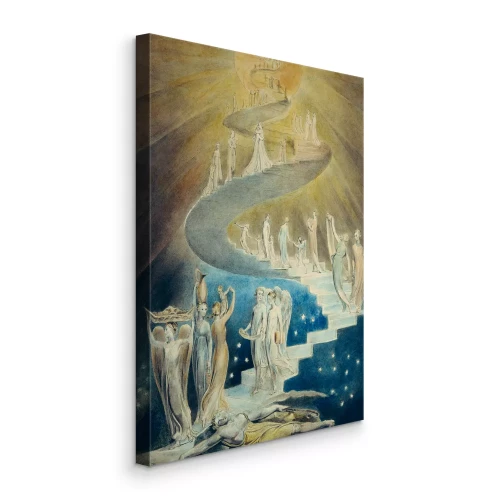 Canvas Jacobs droomtrap naar de hemel