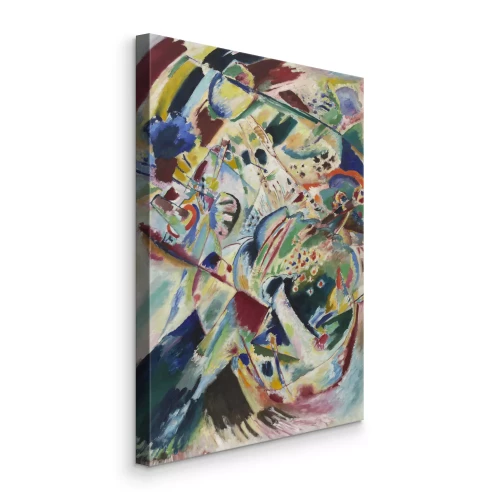 Canvas Schilderij reproductie Paneel voor Edwin R nr. 4 van Wassily Kandinsky