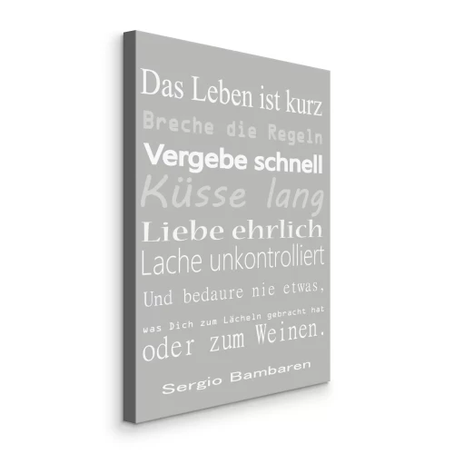 Canvas Motiverende slogan: vergeven