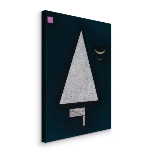 Canvas Reproductie van het werk Witte Scherpte van Wassily Kandinsky