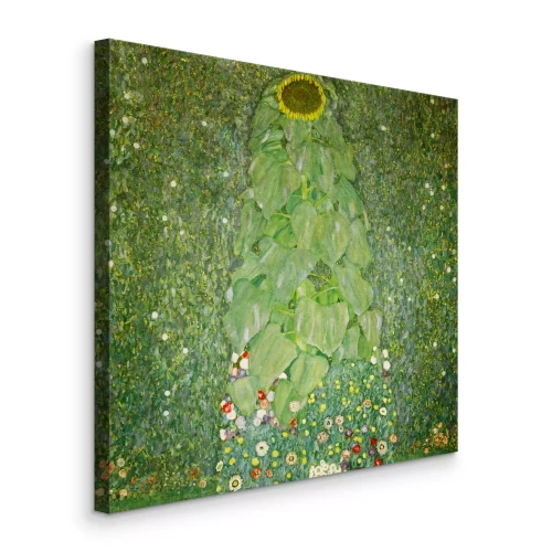 Canvas Een zonnige bloem vol leven en energie