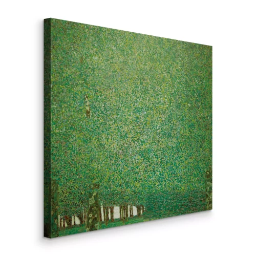 Canvas Het pittoreske parkgebied in de pracht van Klimt