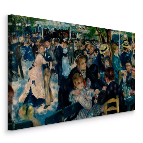 Canvas Elegant feest in de Moulin de la Galette