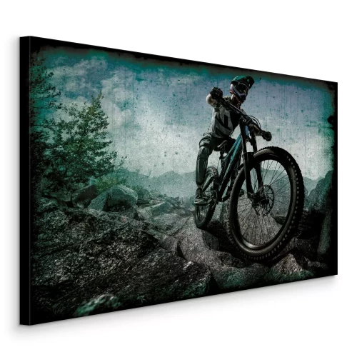 Canvas Mountainbike avontuur