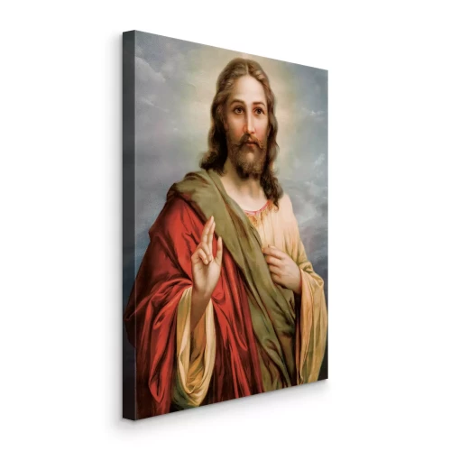 Canvas Het beeld van Christus, symbool van geloof
