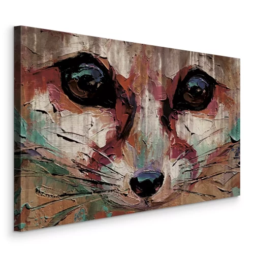 Canvas Het uiterlijk van een roodharig roofdier