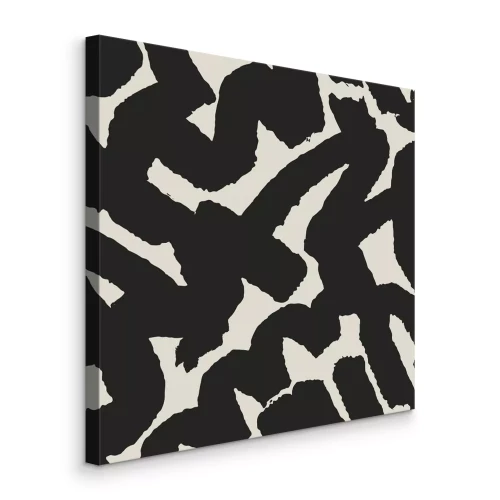 Canvas De energie van het penseel op een lichte achtergrond