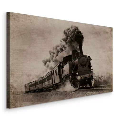 Canvas Een reis door de rook van het verleden