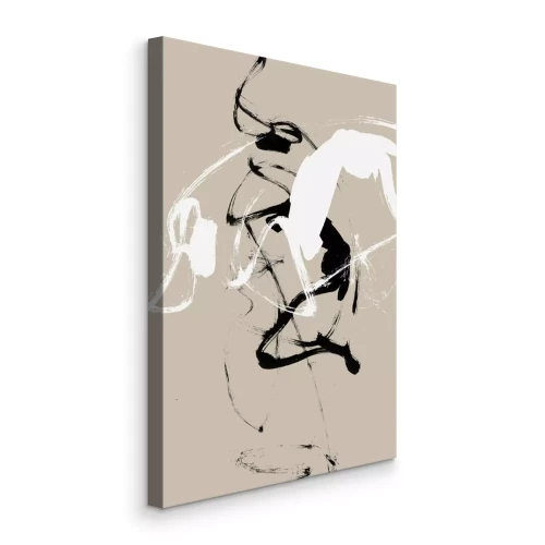 Canvas Verfvlekken in lege ruimte