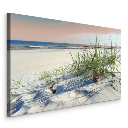 Canvas Zandduinen omhuld door de zeebries