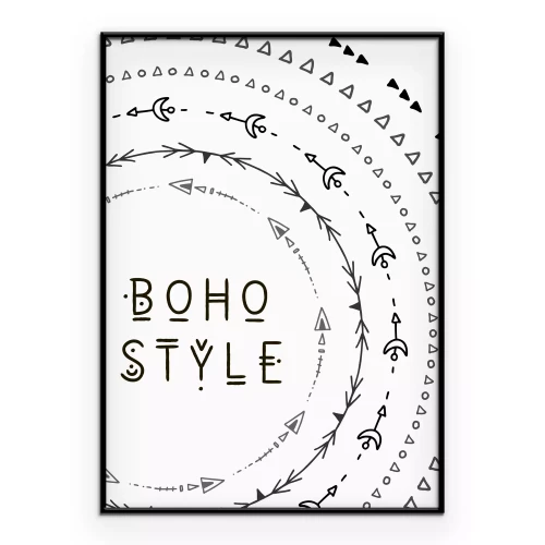 Poster Decoratieve boho-graphics