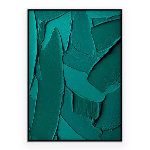 Poster Gestructureerde penseelstreken