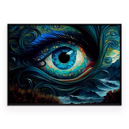 Poster Het uiterlijk van de elementen zee en lucht