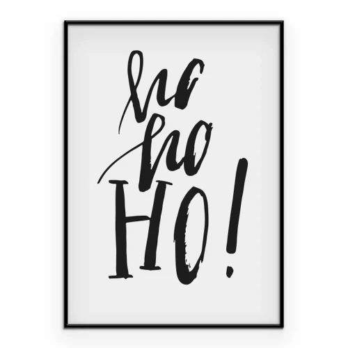 Poster Kerst typografie