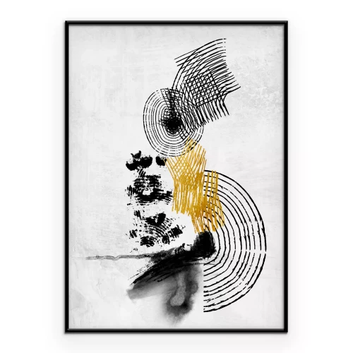 Poster Minimalistische afbeeldingen met cirkels