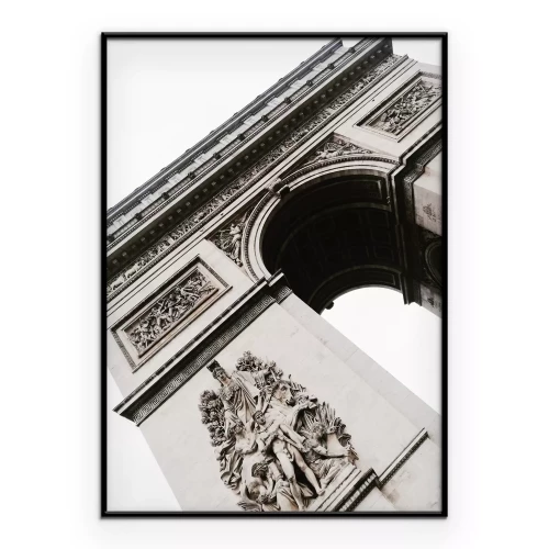 Poster Een monumentale boog in de heldere hemel.