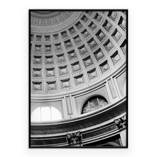 Poster Het monumentale interieur van de koepel