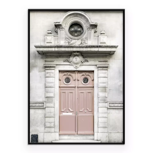 Poster Klassieke entree van een huurhuis