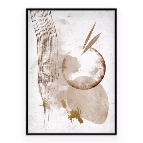 Poster Minimalistische aquarelvormen