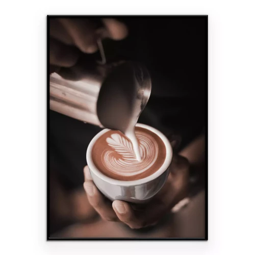 Poster Kaffeetasse Fotografie im Vintage-Stil