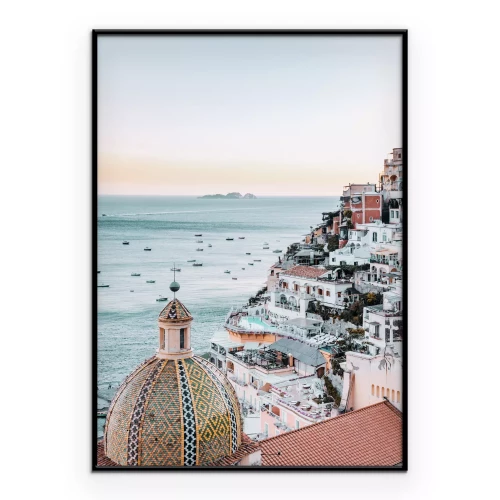 Poster Blick auf die Amalfiküste