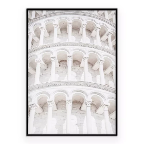 Poster Architectuur van de Scheve Toren van Pisa