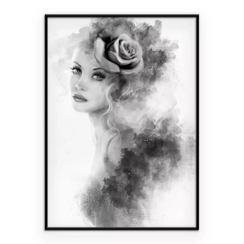 Poster Watercolor Portrait