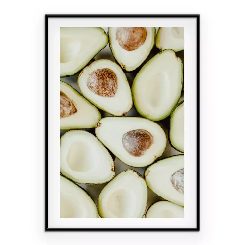 Poster Avocado-Fotografie grüne Gemüse
