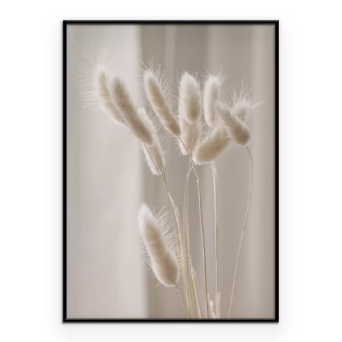 Poster Trockene Gräser im Boho-Stil