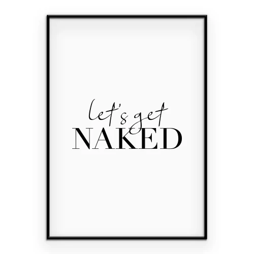 Poster Minimalistisches Zitat auf weißem Hintergrund