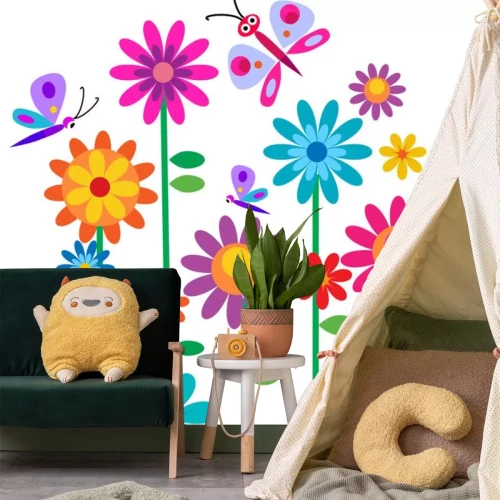 Sticker Bestuiving van bloemen