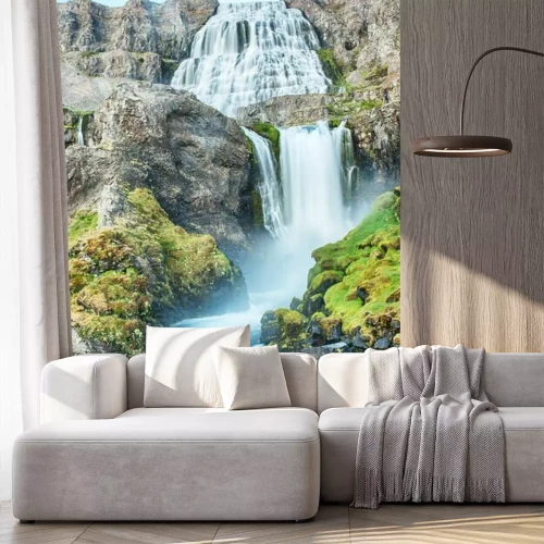 Fotobehang Hoge waterval