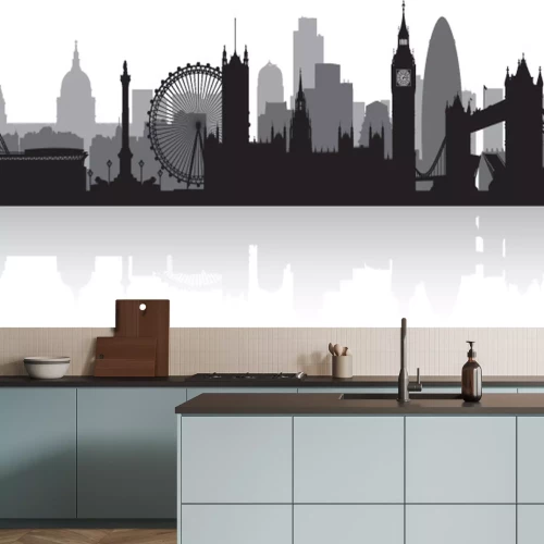 Fotobehang Londen in zwart-wit