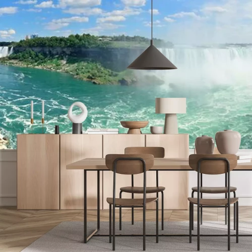 Fotobehang Panorama van de Niagara Falls