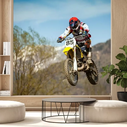 Fotobehang Motorcross