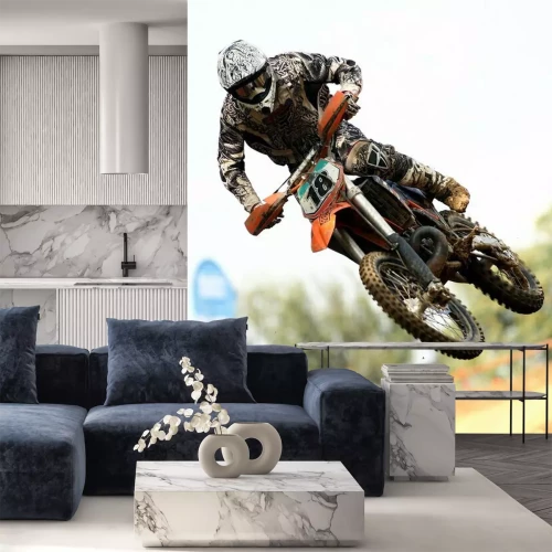 Fotobehang Sport motocross kampioenschap