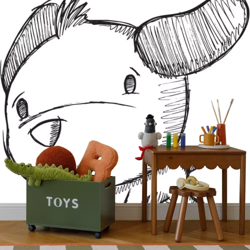 Sticker Schets van een hond