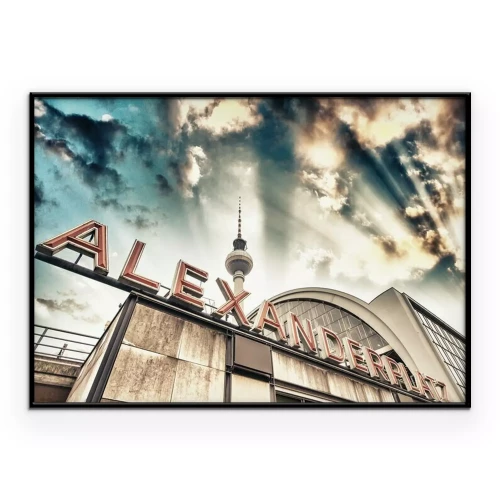 Poster Berlijn Reizen op Alexanderplatz