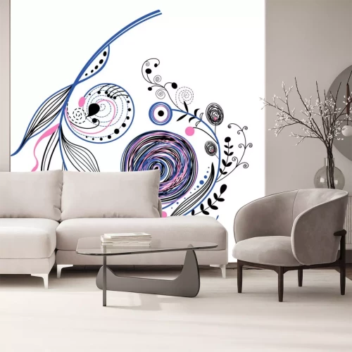 Sticker decoratieve tak