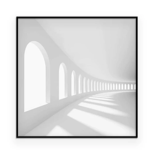 Poster Witte Lege zaal