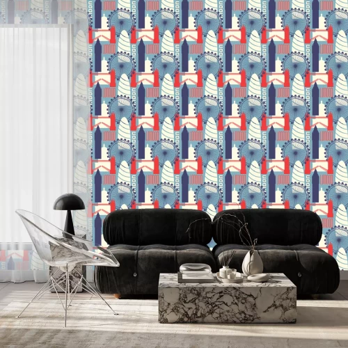 Behang Naadloze Londen Achtergrond