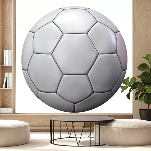 Sticker Lege Witte Bal van de Voetbal