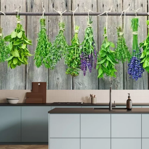 Fotobehang Boeketten tuinkruiden