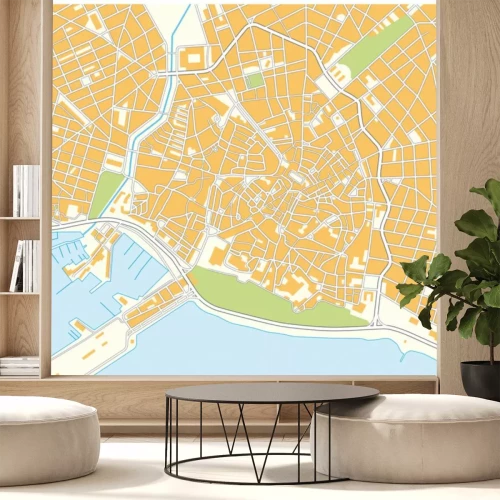 Sticker Cityplan Palma de Mallorca (Mallorca)