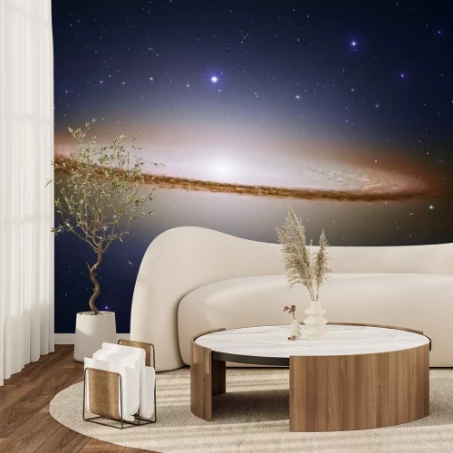 Fotobehang De Sombrero Melkweg in de ruimte.