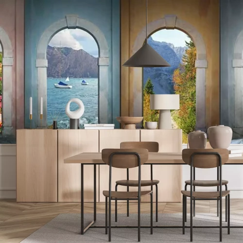 Fotobehang Voorstelling van de vier seizoenen