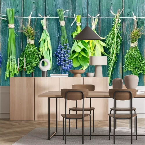 Fotobehang Verse tuinkers op een witte achtergrond