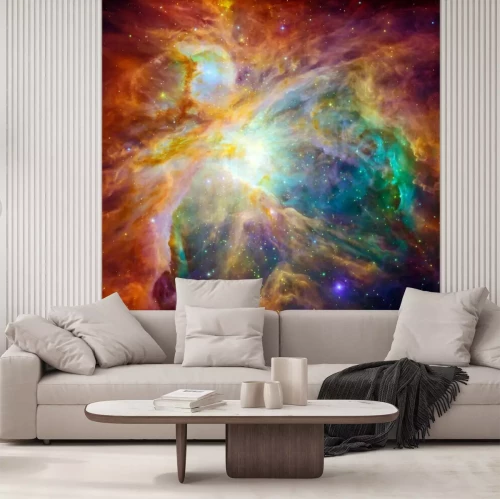 Fotobehang Een kosmische wolk genaamd de Orionnevel