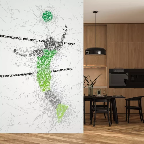 Sticker volleyball speler