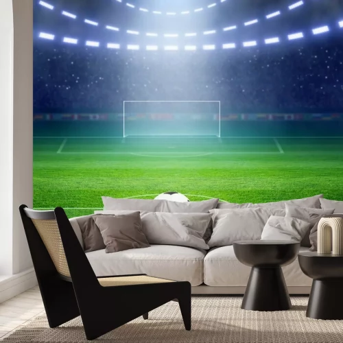 Fotobehang Schijnwerpers op de bal